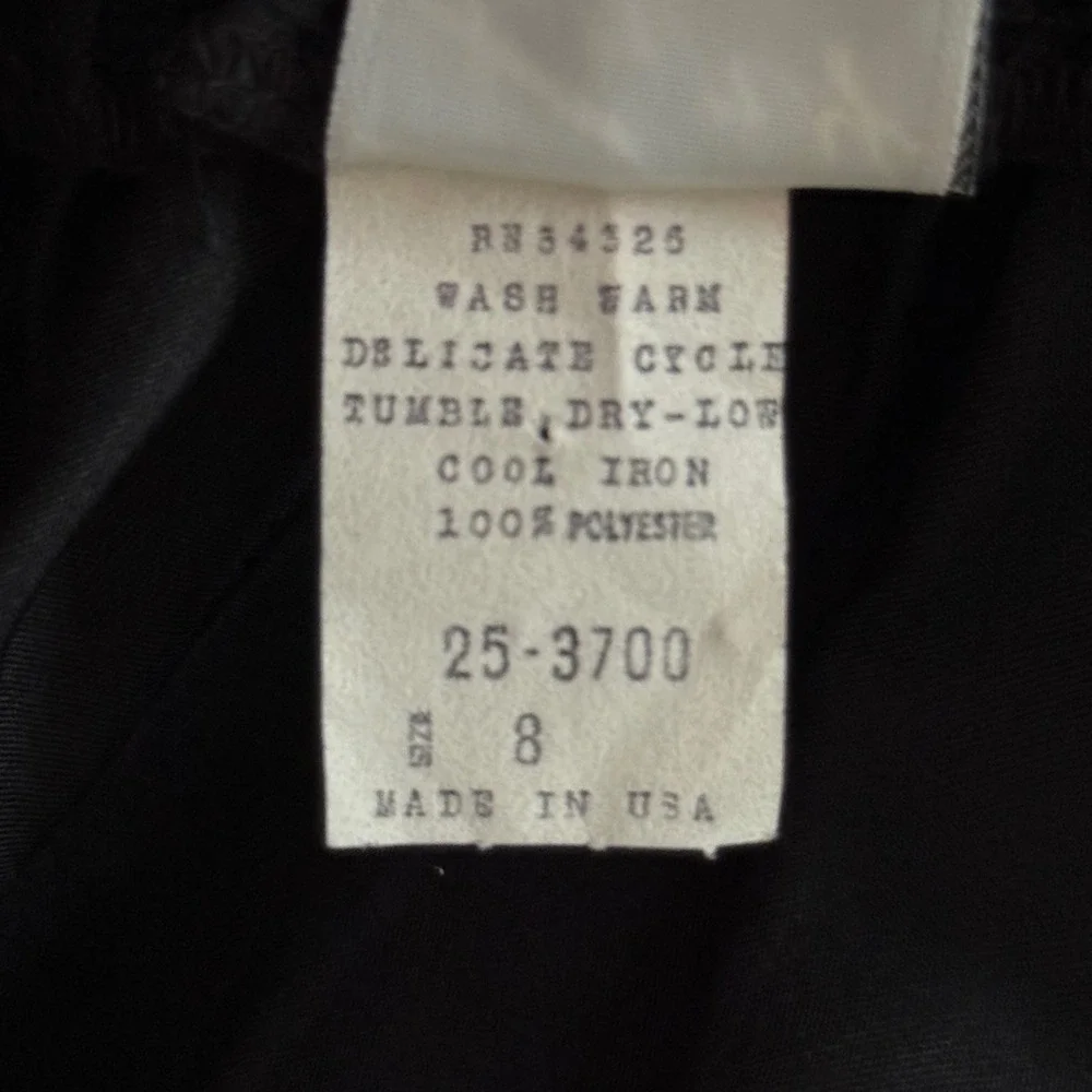 Terry Chicago Skirt A-Line Tie Waist Elastic Waist Midi Satin‎ Neutral Size 6